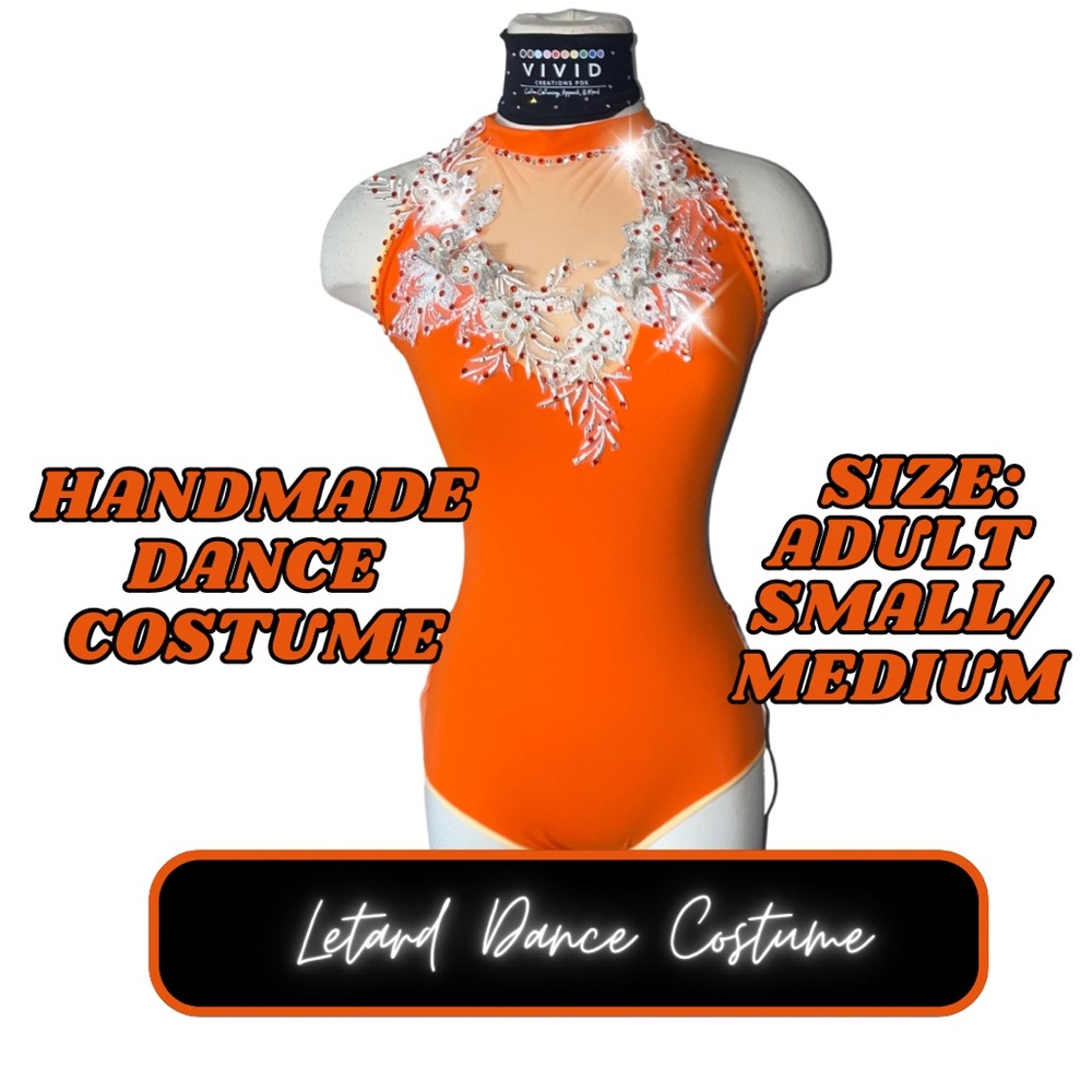Orange Dance Leotard